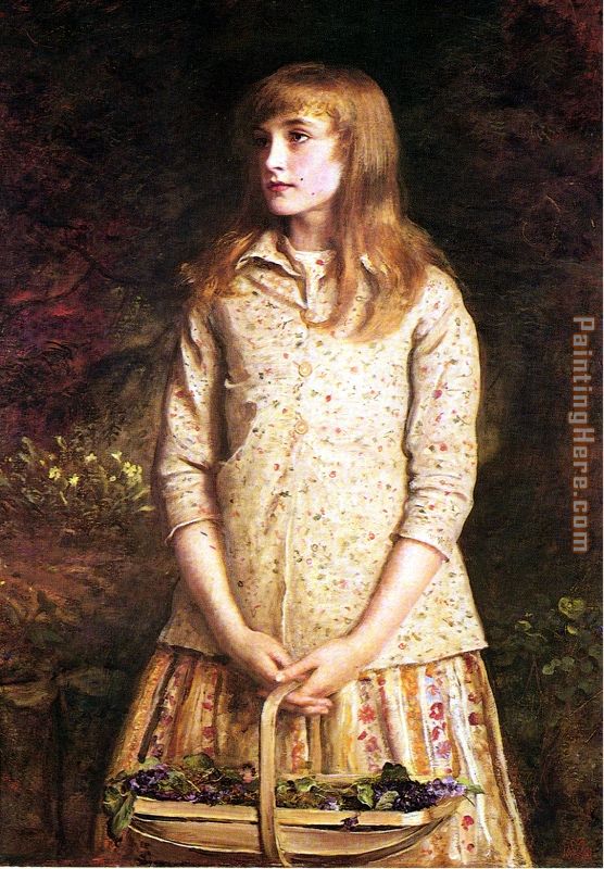 Sweetest eyes were ever seen painting - John Everett Millais Sweetest eyes were ever seen art painting